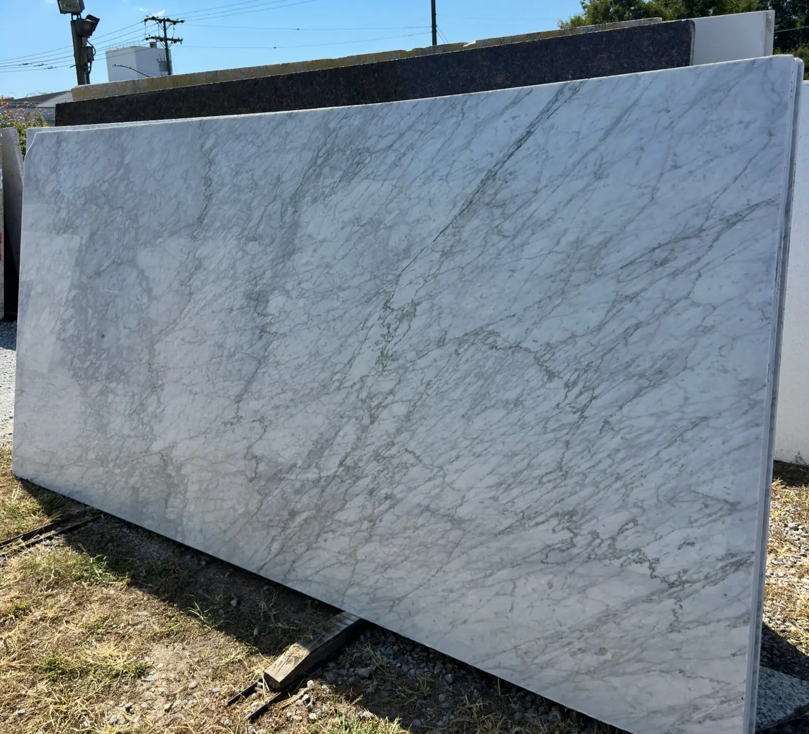 White Carrara Marble swatch