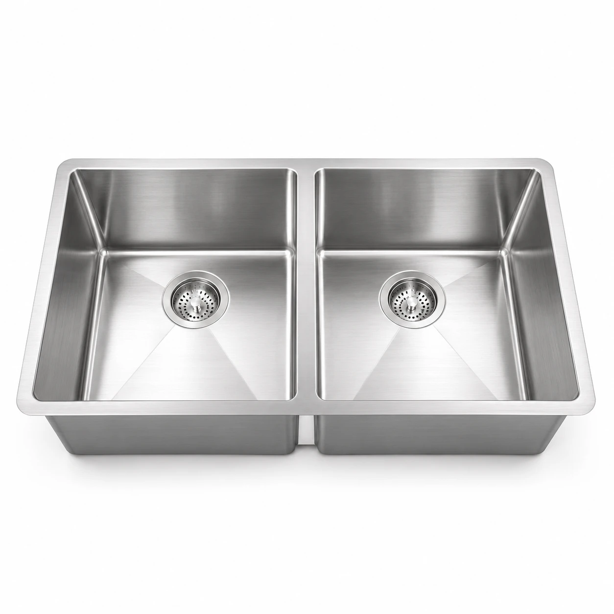 GSM-5050 micro radius 50/50 double bowl sink
