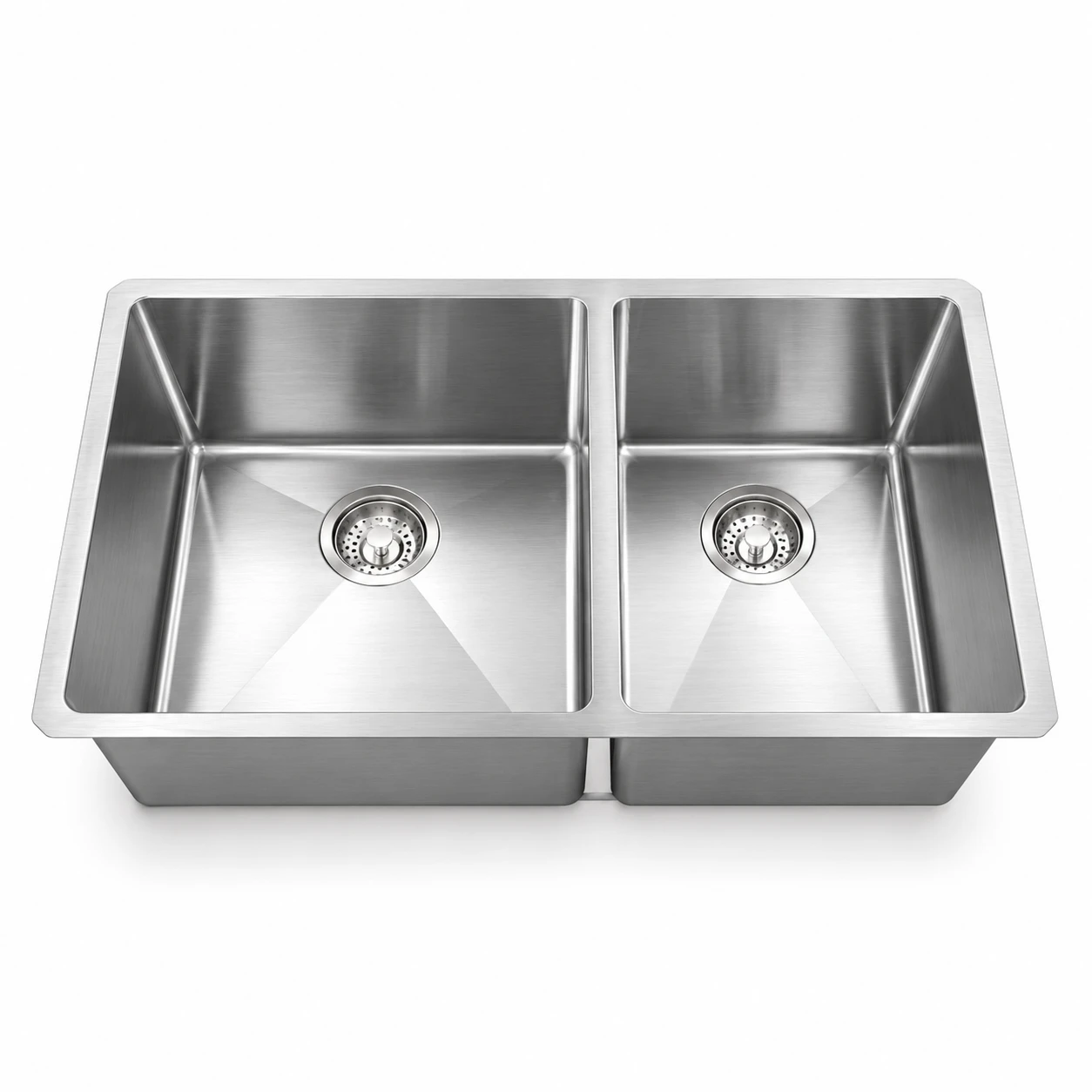 GSM-6040 micro radius 60/40 double bowl sink