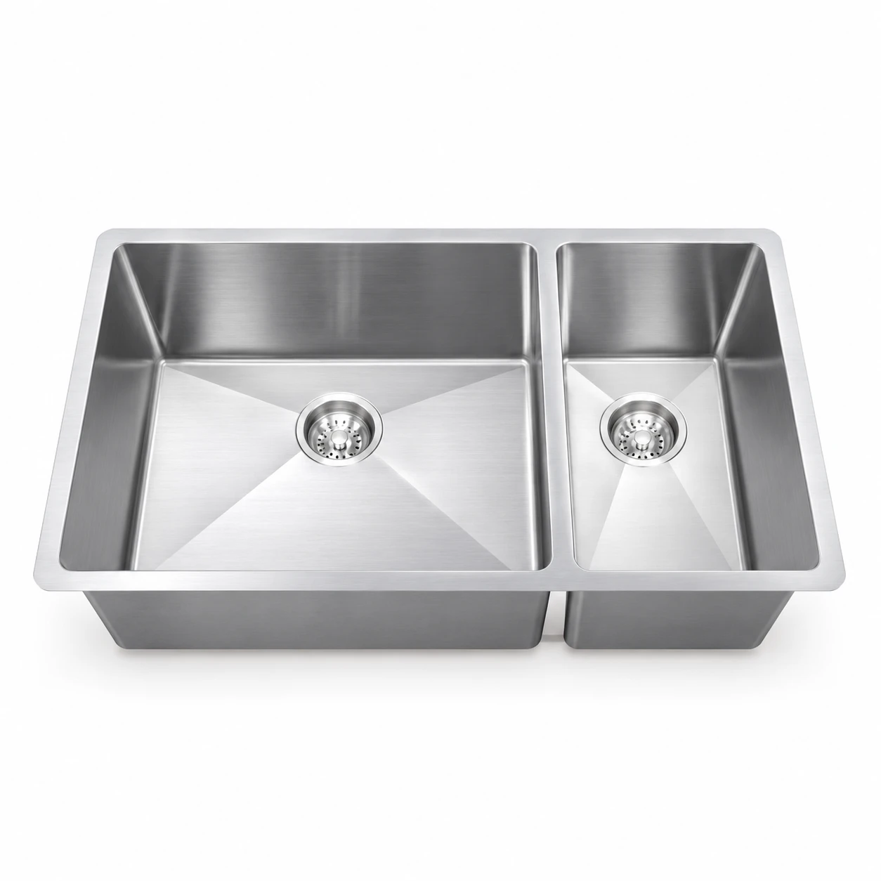 GSM-7030 micro radius 70/30 double bowl sink