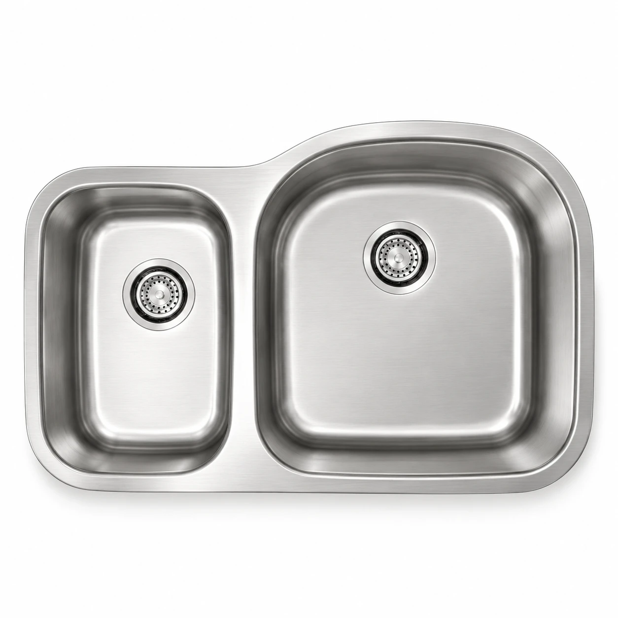 GSR-18-3070 standard radius 30/70 double bowl sink