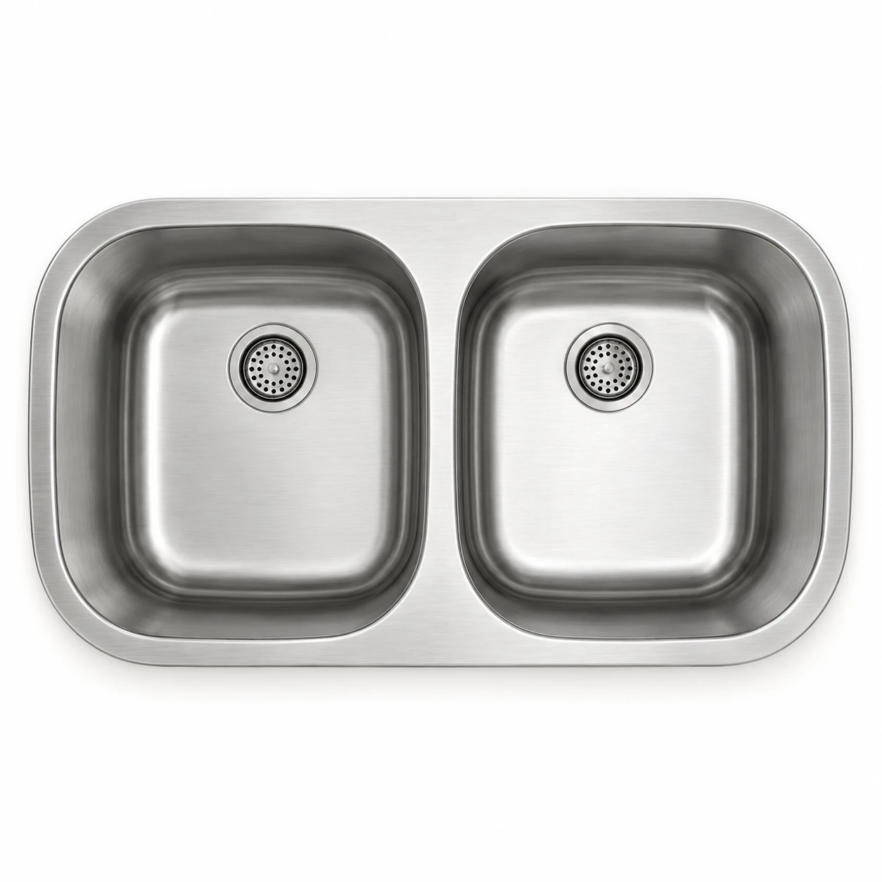 GSR-18-5050 standard radius 50/50 double bowl sink