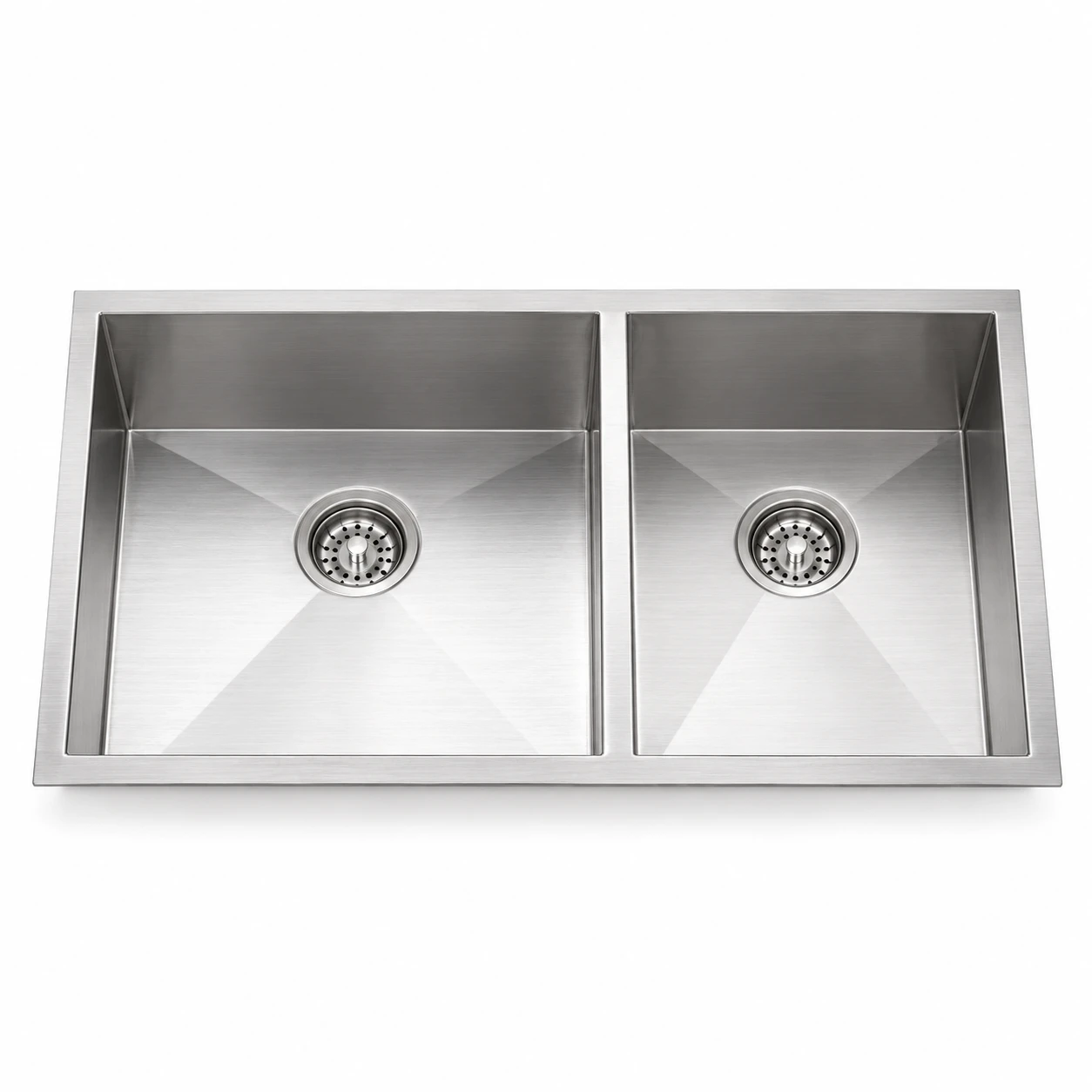 GSZ-6040 zero radius 60/40 double bowl sink